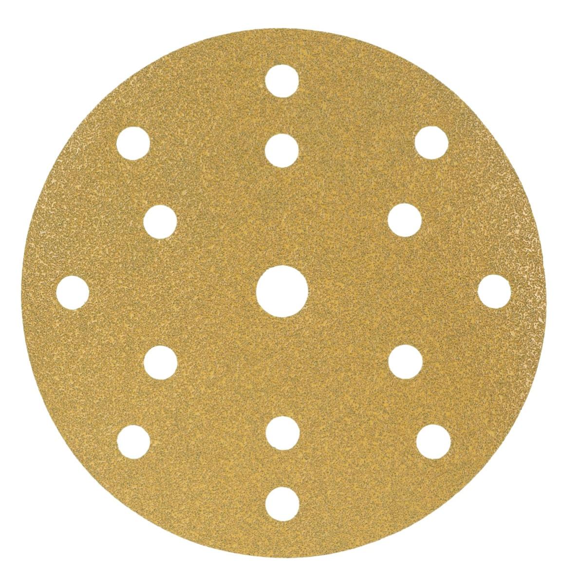 SBS®, Grata abrasiva, griglia abrasiva, per levigatrice a collo lungo, diametro 225 mm, grana a scelta, 25 pezzi, Nero
