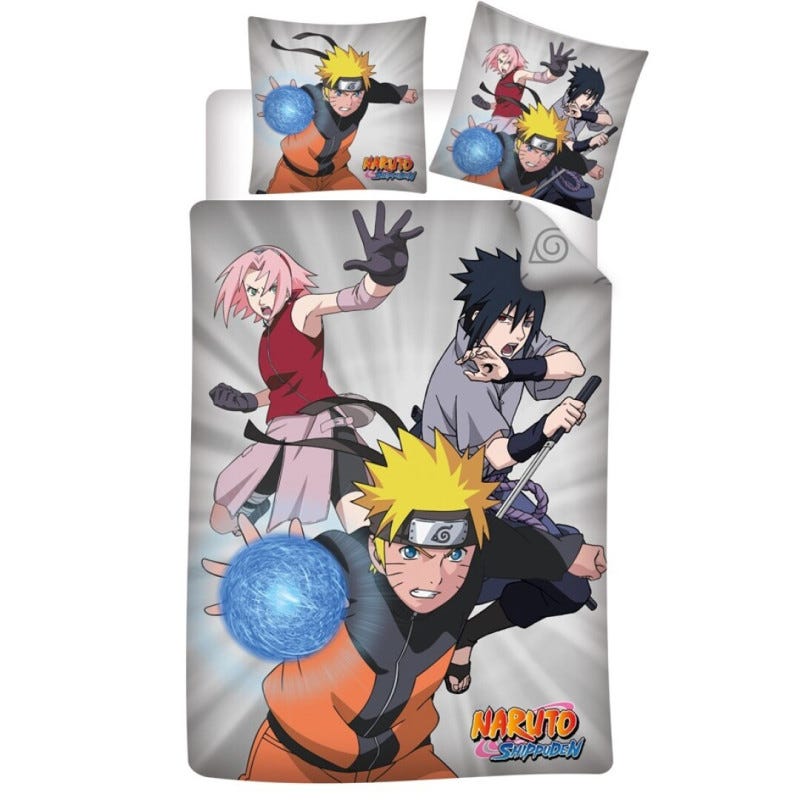 Parure de lit réversible Dragon Ball Z avec les personnages principaux -  140 cm x 200 cm