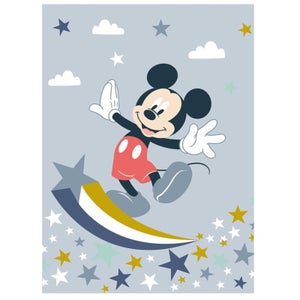 Couverture Disney Mickey et Minnie - Noël - Rouge et Vert 160x130cm