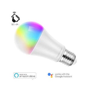Lampadina Lampada luce Led RGB WIFI Smart E27 App con google assistant e  Alexa - - LAMPADE LED LAMPADINE E FARETTI SPOT
