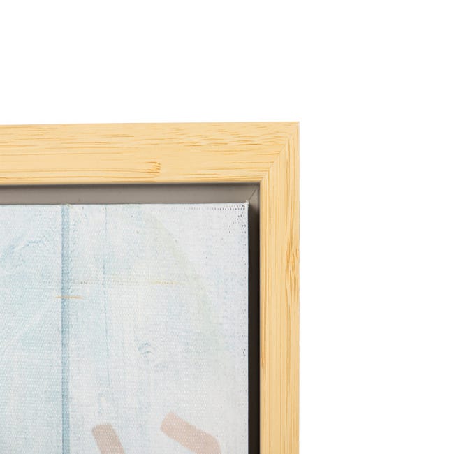 609241 Set 2 cuadros de diseño moderno 50×100 pintado a mano con marco de  madera