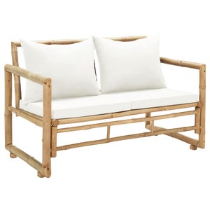 Relaxdays Table d'appoint pliable bambou plateau amovible HxlxP: 72 x 60 x  40 cm Plateau de lit support table bout de canapé, blanc nature