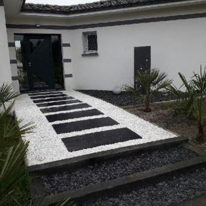 Lampe jardin japonais pierre de lave 1.50 m Couleur gris Wanda