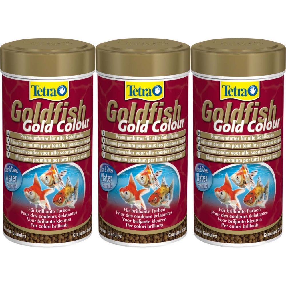 Aliment complet Tetra goldfish gold color 250 ml (Lot de 3