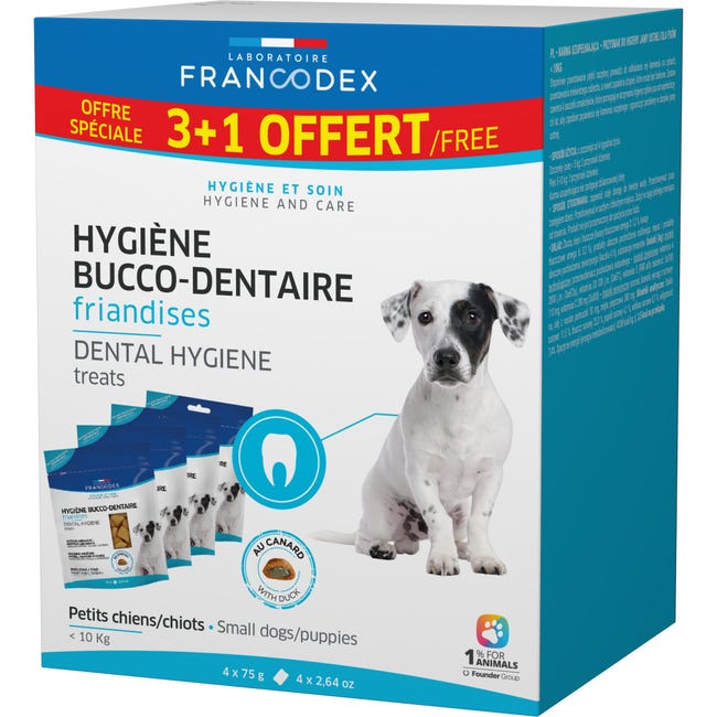 Francodex Friandises Hygiène Bucco-dentaire Pour Chien 75gr
