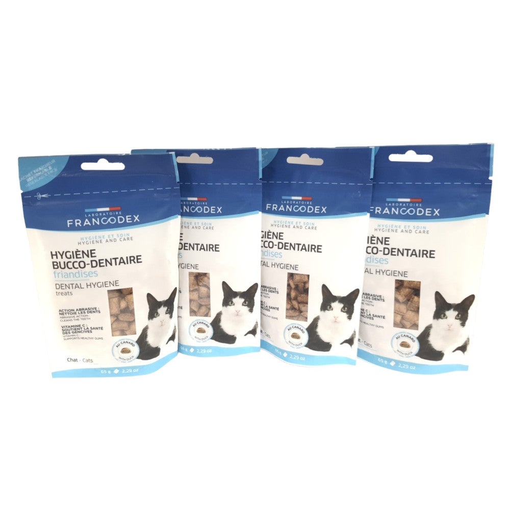 Friandises hygiene bucco-dentaire pour chat FRANCODEX 65 g