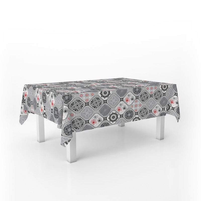 Valentia Home Mantel Hule al Corte Deba Rojo 260X140 CM