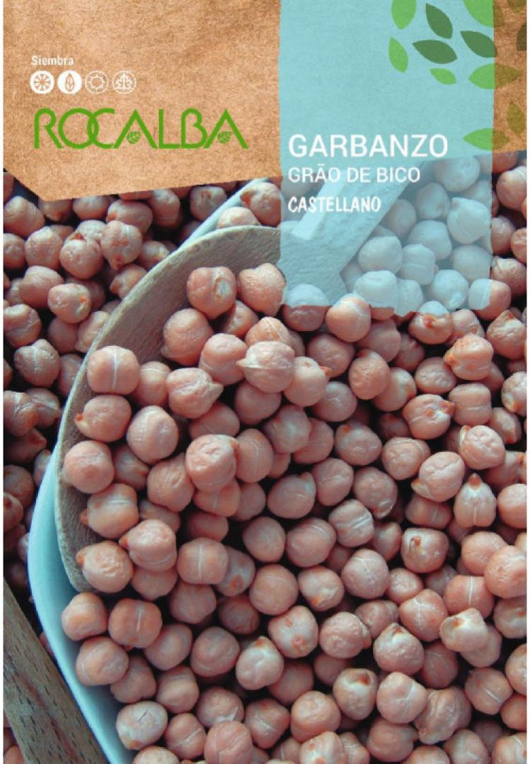 Rocalba garbanzo castellano 50g, pack 5 sobres