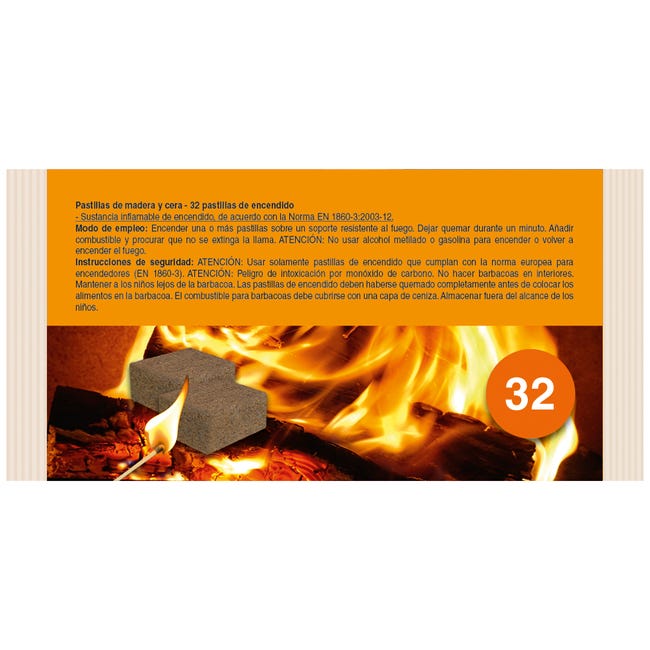 Pastillas Ecológicas para Encender Fuego INDAGRILL x 12u