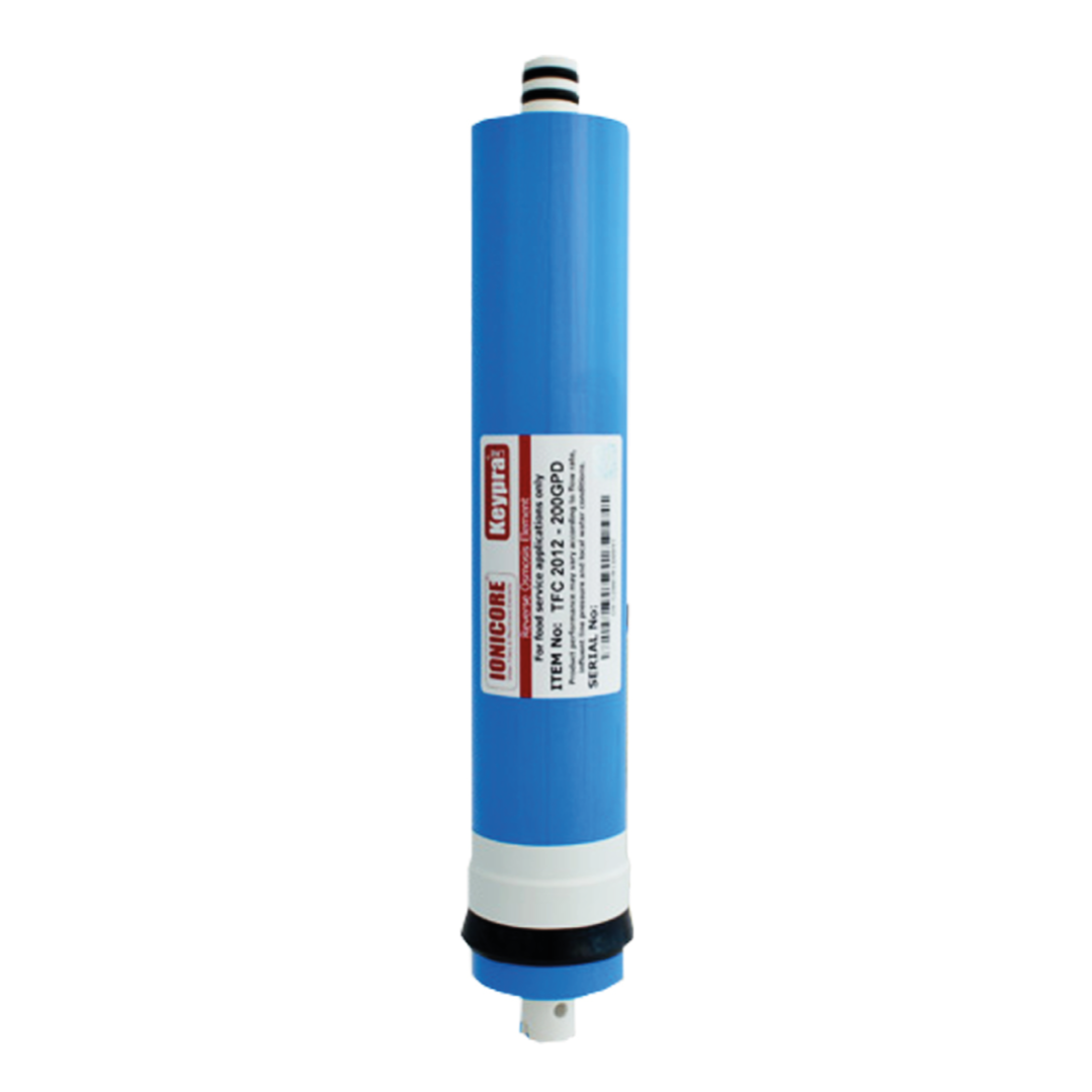 Membrane D'osmose Inverse Ionicore 200 GPD - Pour Purificateur D'eau, Débit 757 L/jour, Certifiée NSF/ANSI 58, Garantie 1 An