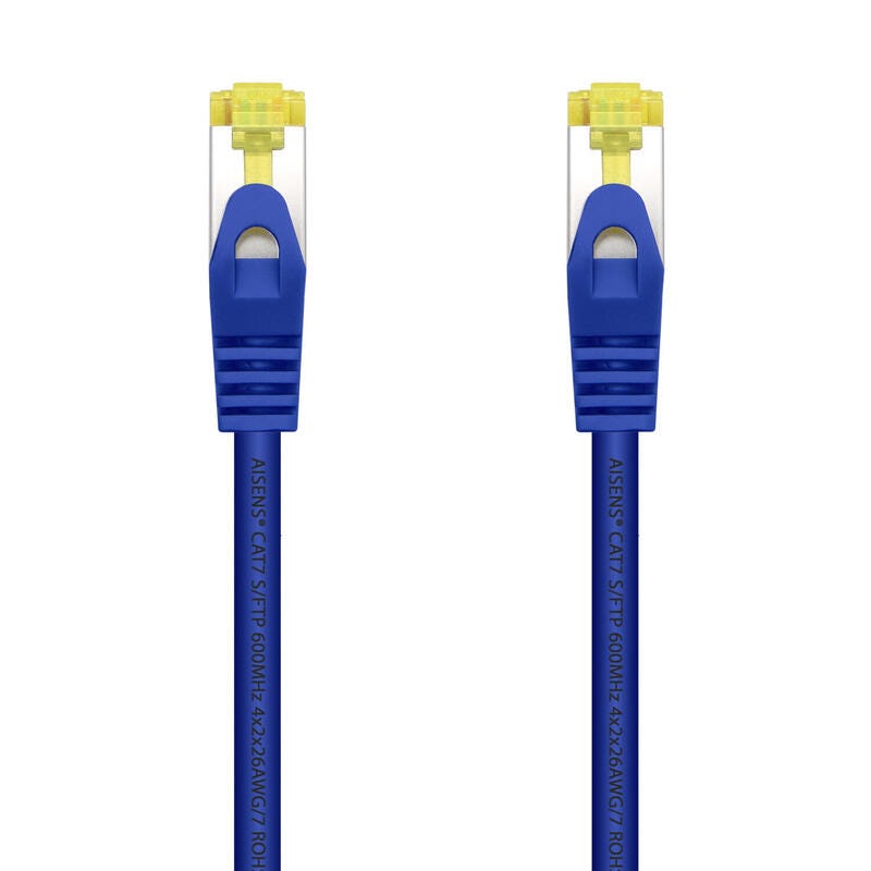 Cable de red ethernet 25cm LAN SFTP RJ45 Cat. 7 Azul