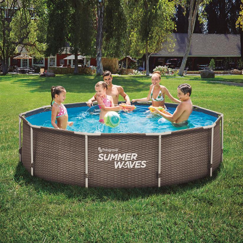 Piscina Tubular + Depuradora Rattan