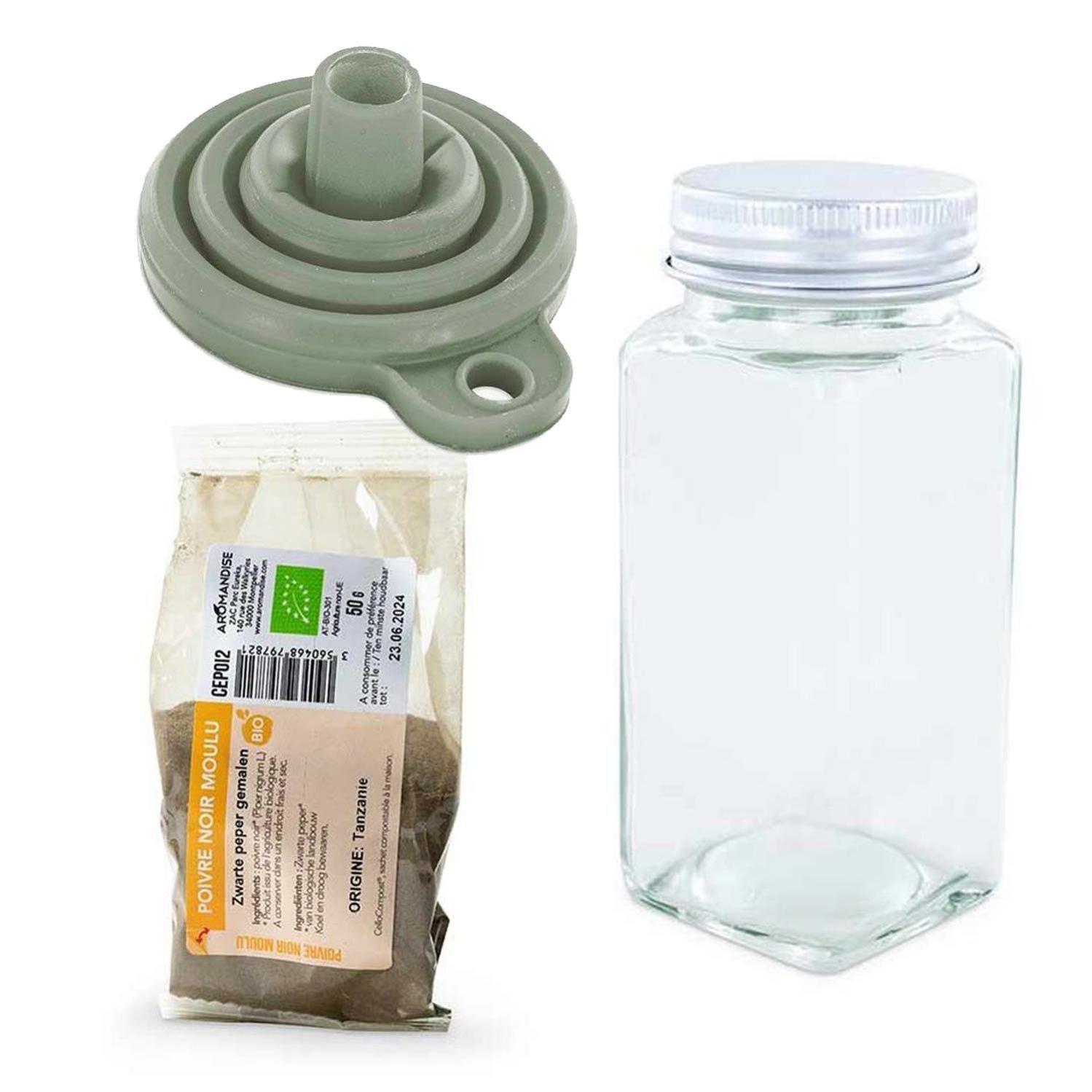 Holzsammlung 6 Pcs Barattoli Spezie Contenitori Spezie Portatile - Foto 10