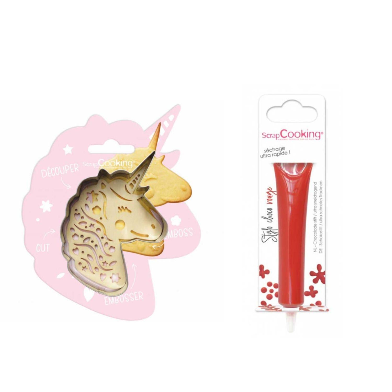 Cookie cutter formina tagliabiscotti unicorno principessa compleanno