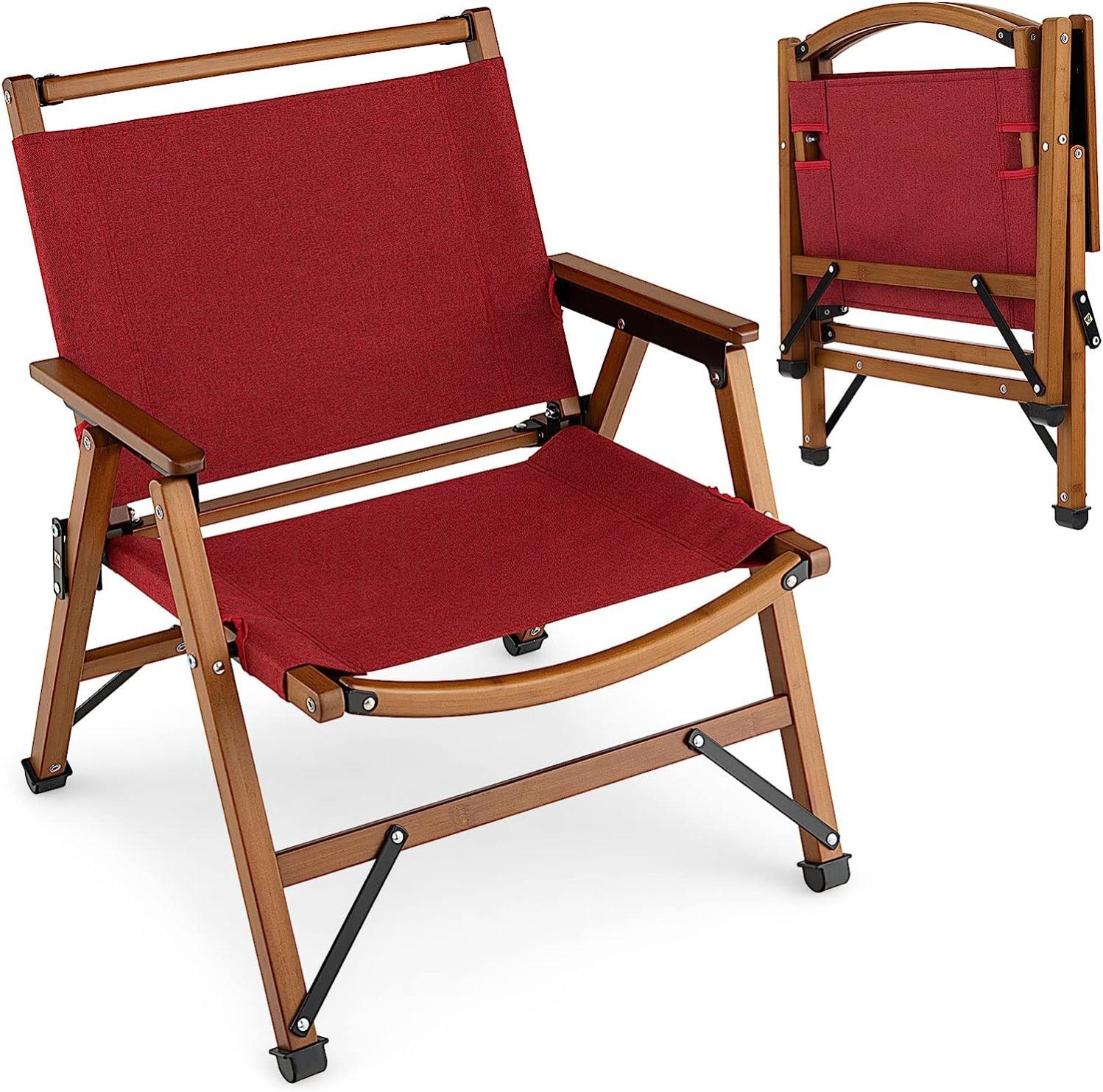Chaise Camping Pliante Berger - Rembourrée Porte-Boisson - Support 100kg - Sac Transport