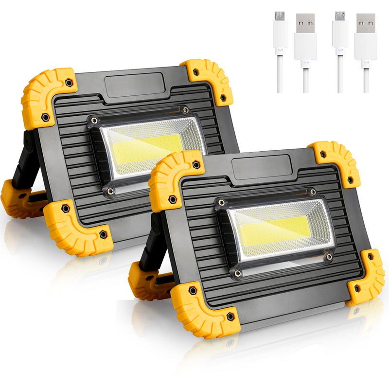 FISHTEC Lampe Projecteur Portable sans Fil - Puissance 1000 Lumens