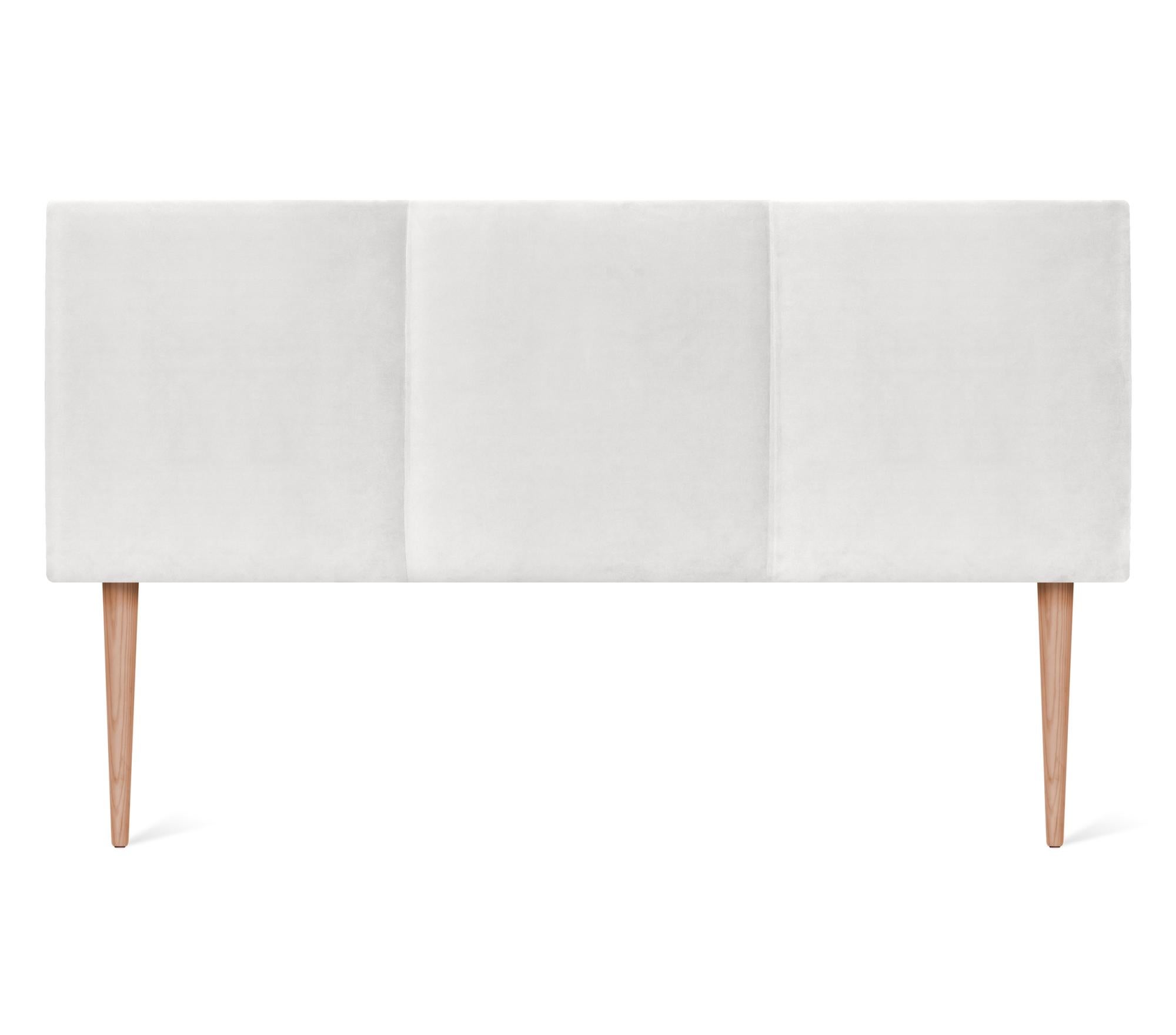 5 pieds aile arrière plancher debout tête de lit peluche velours