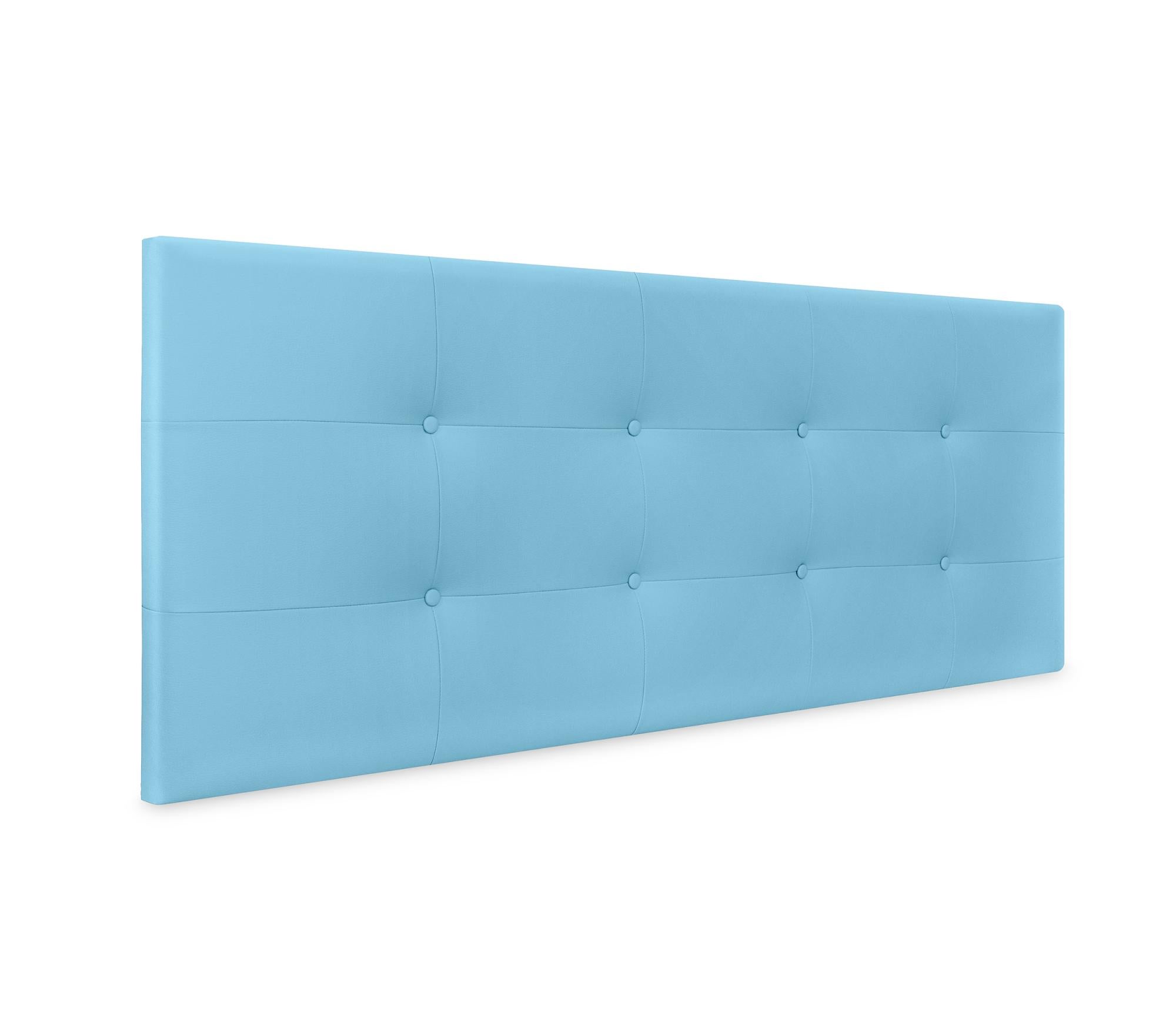 DHOME Testiera In De Similpelle Con Bottoni 135x105cm Con Le Gambe Letti 120 135 Blu