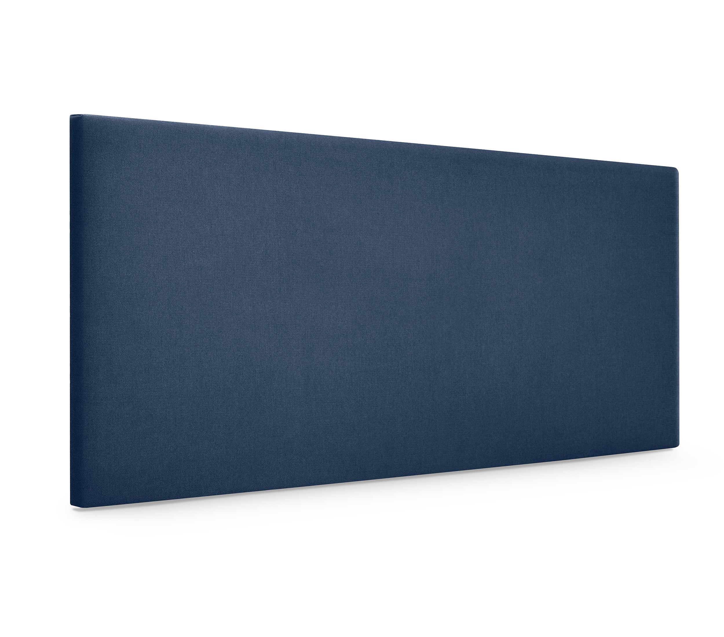 Dhome cabecero de tela aqualine liso 90x50cm camas 80/90 - azul