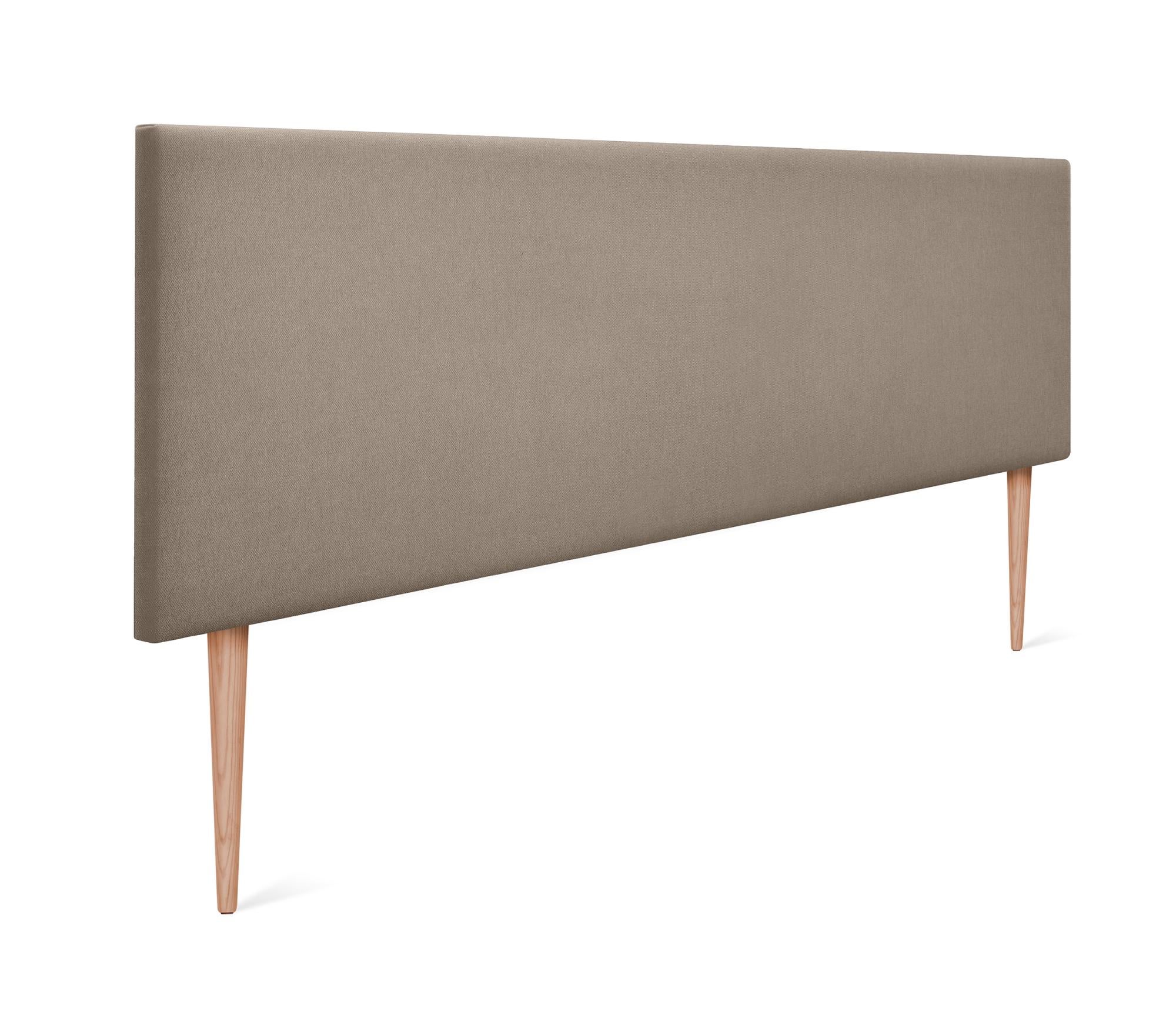 DHOME Tête De Lit En Tissu AQUALINE Lisse Avec Pieds Tête De Lit De Lit De Luxe Tapissee Tissu Vert Eau 145cm Lits 120 135 140 93702975