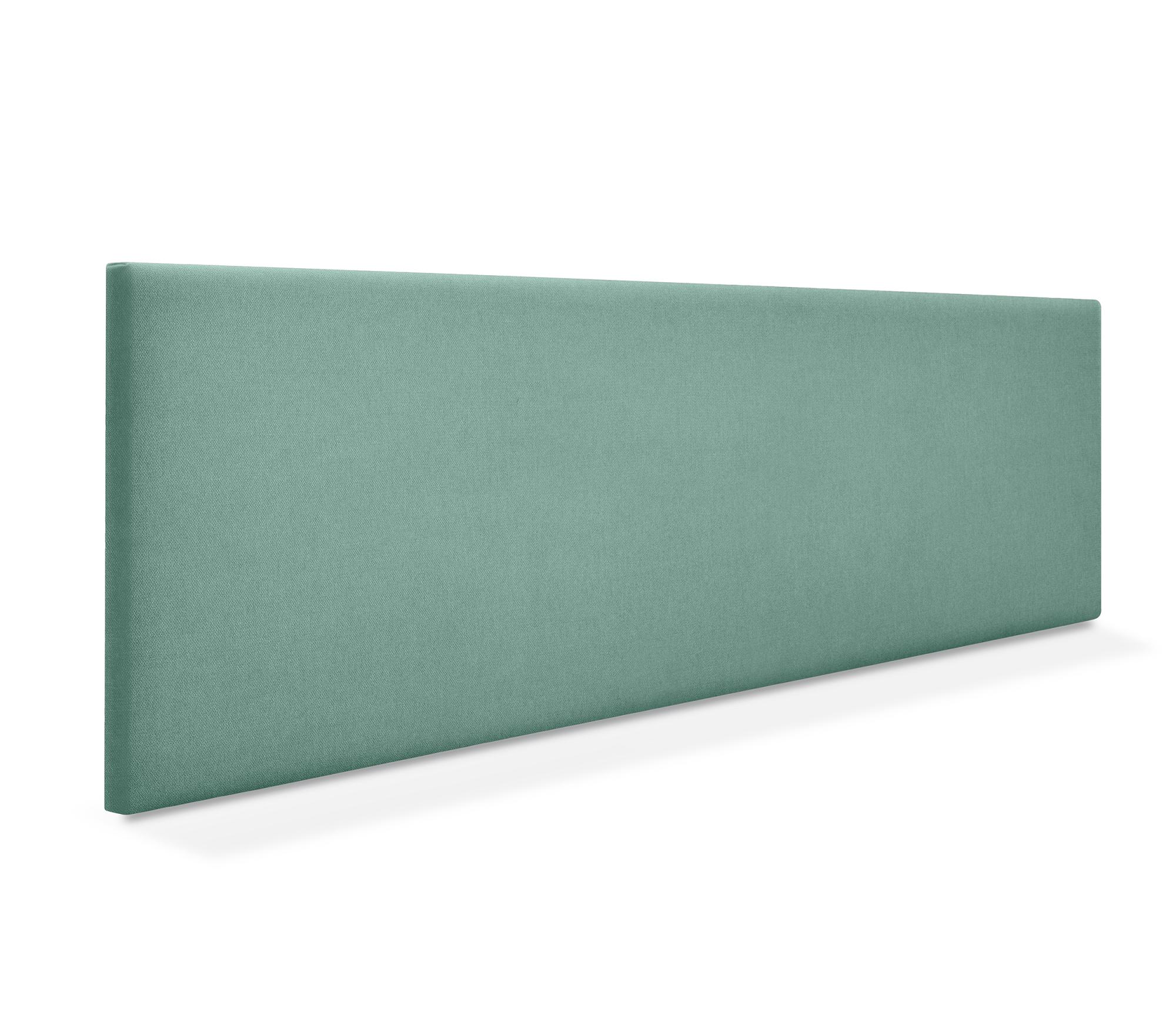 Dhome cabecero de tela aqualine liso 160x50cm camas 150/160 - verde agua