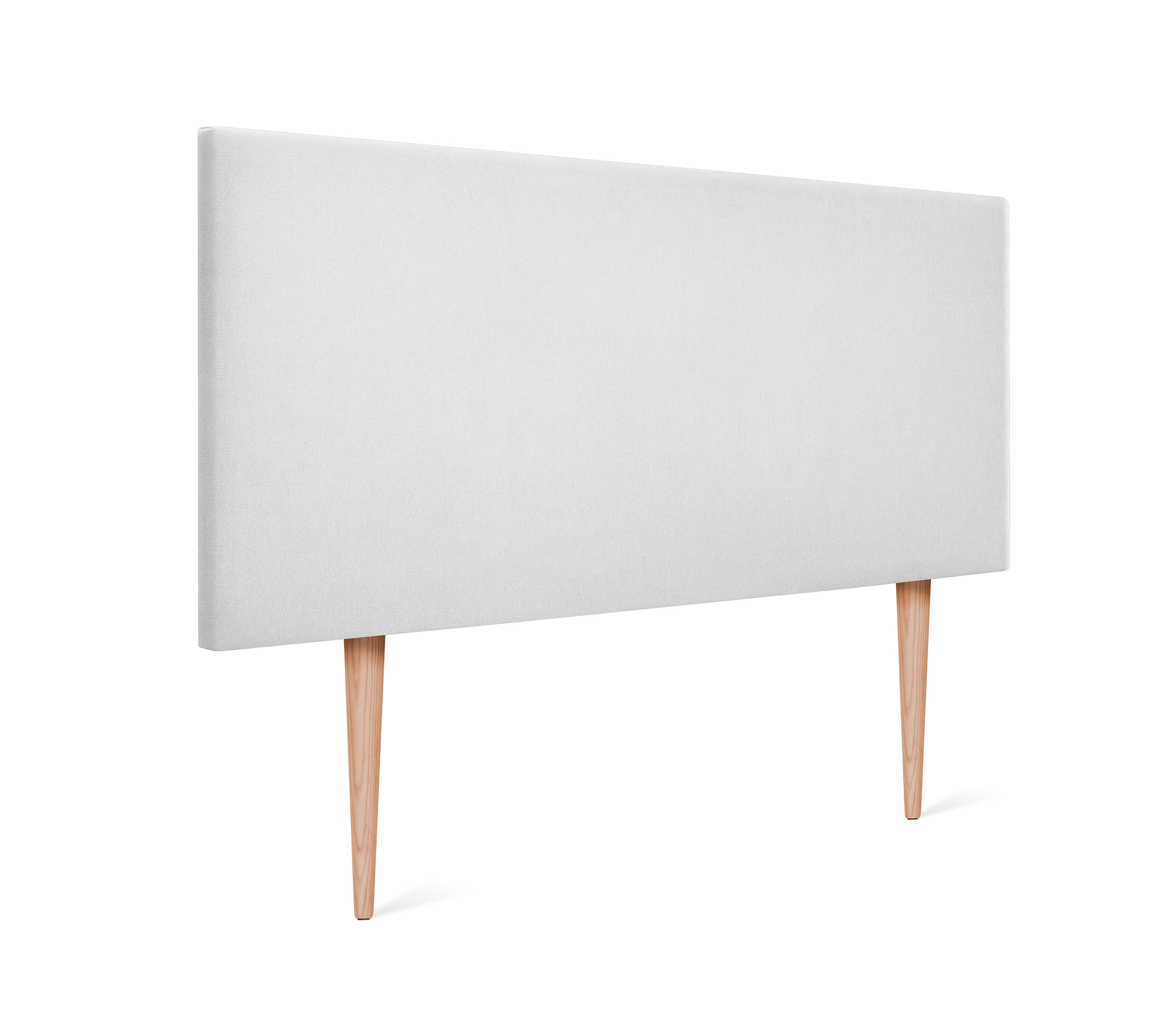 Dhome cabecero de tela aqualine liso 110x105cm con patas camas 105 - blanco