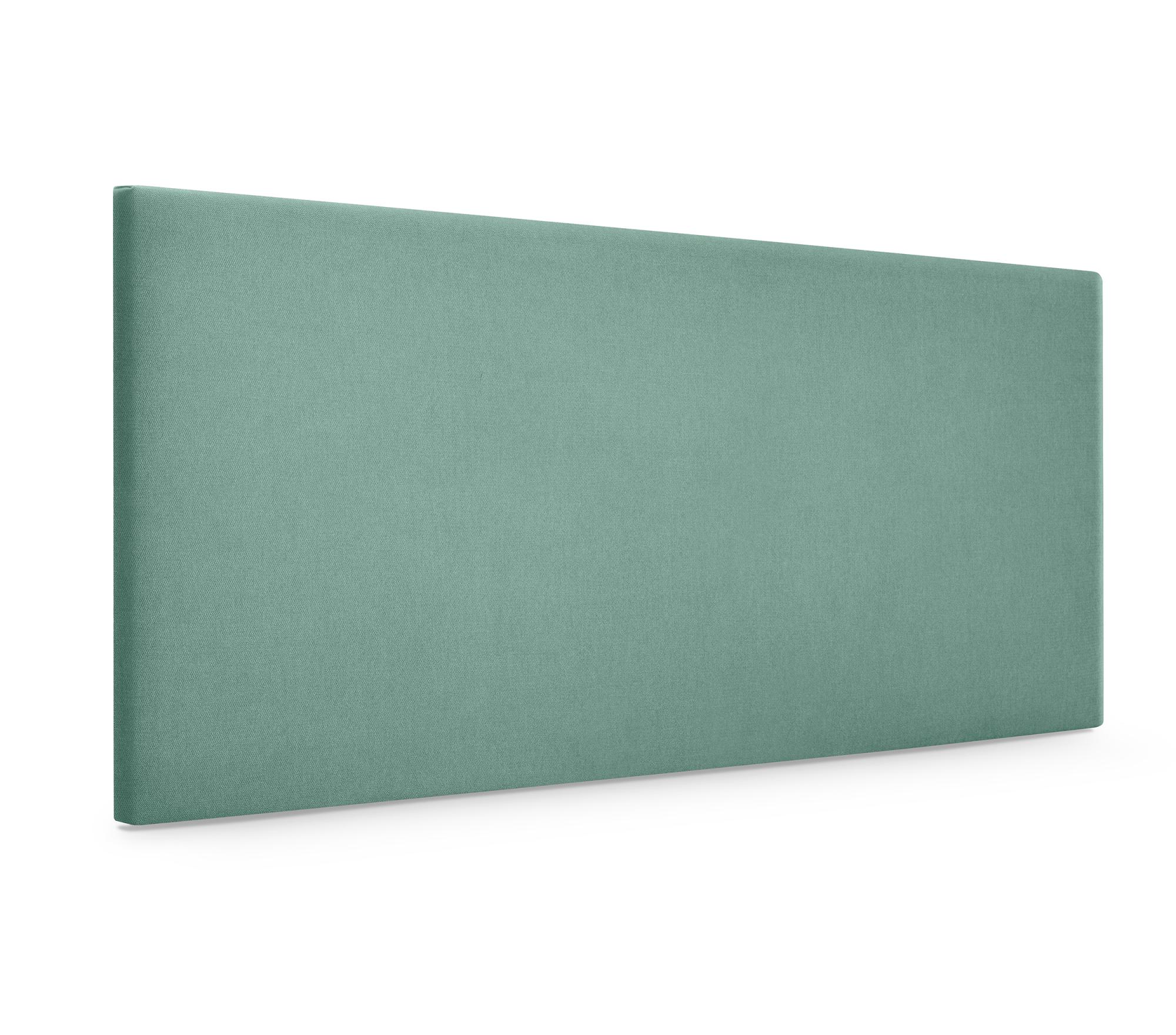 Dhome cabecero de tela aqualine liso 95x50cm camas 90 - verde agua