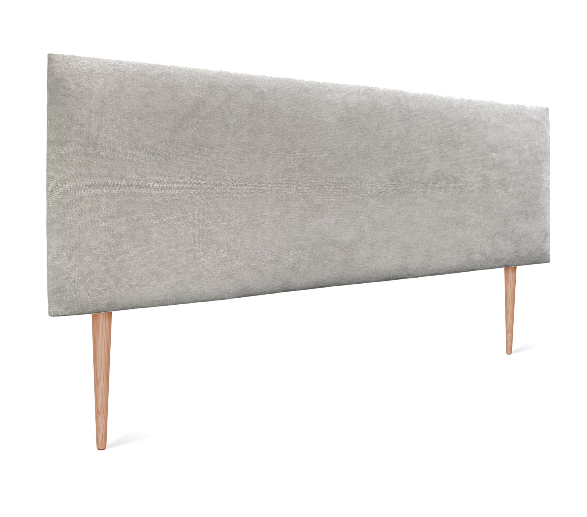 DHOME Testiera In De Similpelle Con 2 File Di Bottoni 135x105cm Con Le Gambe Letti 120/135 - Marrone Chiaro | Leroy Merlin