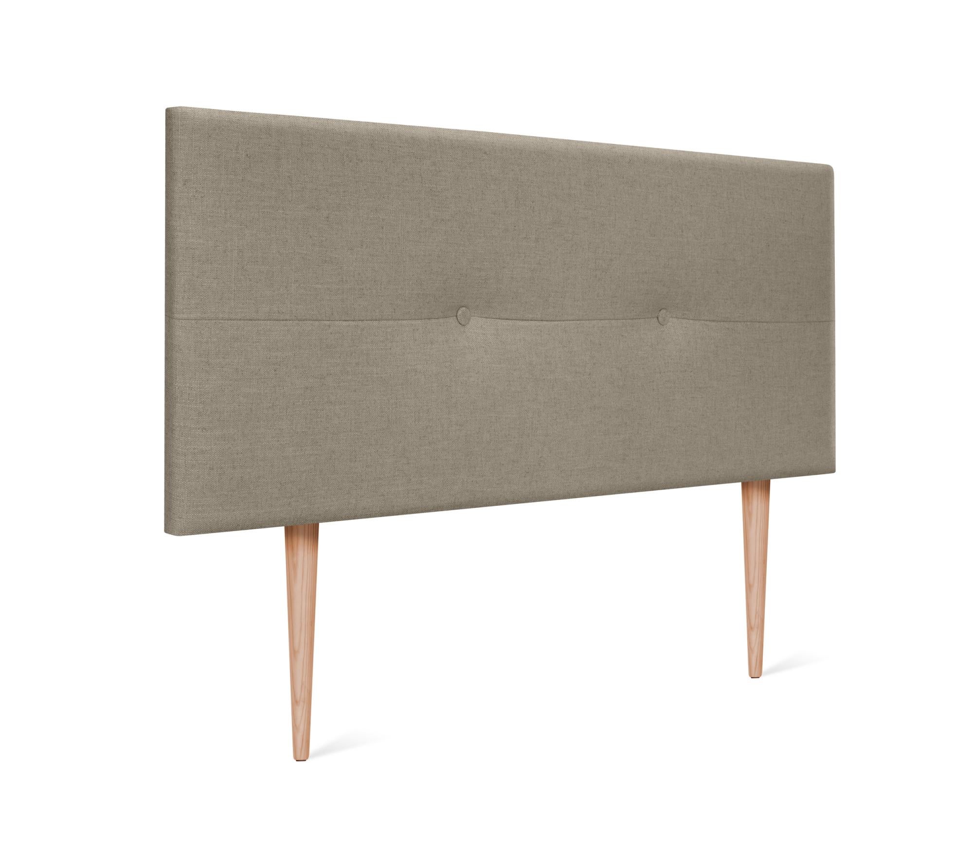 DHOME Testata Letto In Similpelle O Tessuto AQUALINE | Liscia Imbottita 4 Cm Di Spessore | Trattamento Antiacaro E Antimacchia | Bianco 150cm (per Letti 150/160) - 4