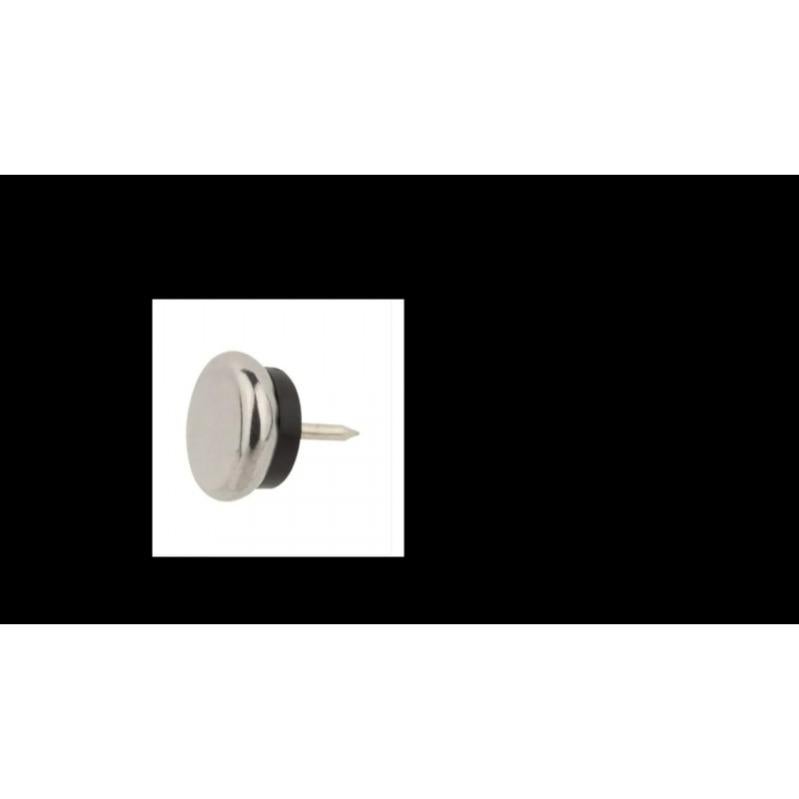 Clips De Fixation En Acier Nickelé - Diamètre 25 Mm, Lot De 25 - Pour Fixer Bâches Sur Arceaux (serre, Abri De Jardin) - 10