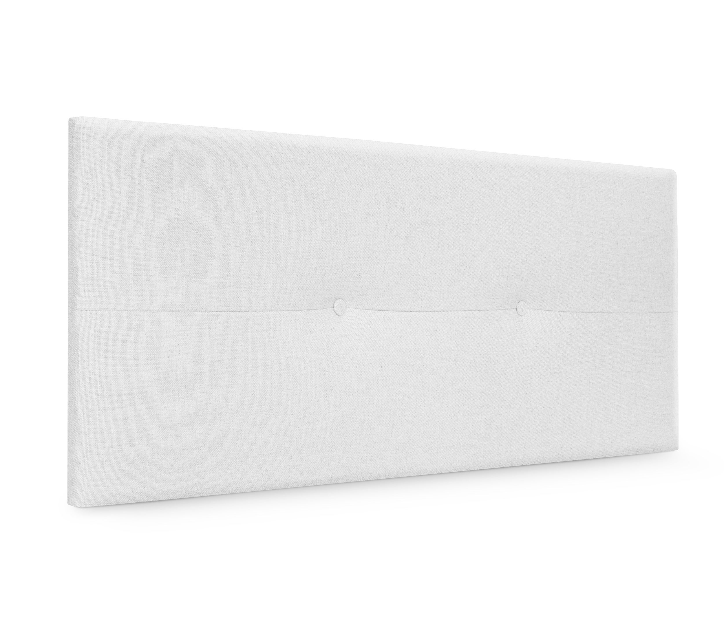 Dhome cabecero de lino natural con botones 110x50cm camas 105 - blanco