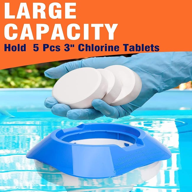 Floteur pour tablettes chlore piscine
