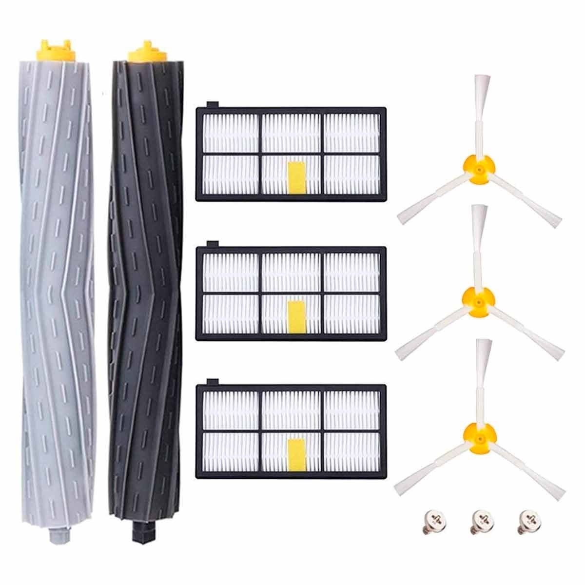 Pack Recambios ROOMBA SERIE 800 900 Filtros Cepillos Rodillos