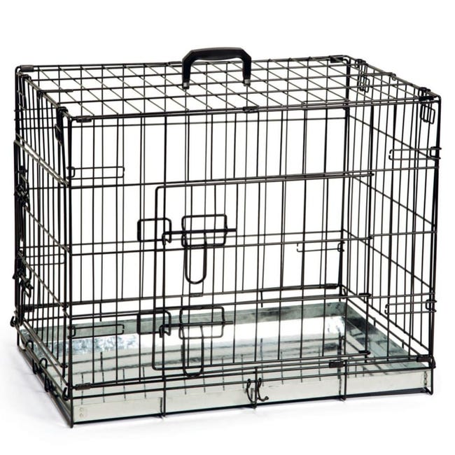 Merlin Cage Cage pour chiens 62 x 44 x 49 cm Noir Beeztees | Leroy Merlin