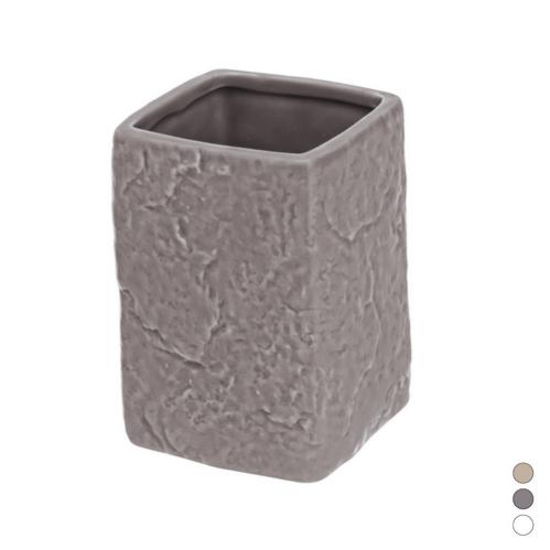 Gedy Ariete Portaspazzolino In Resina Grigio – Design Elegante E Robusto Per Bagno - 3