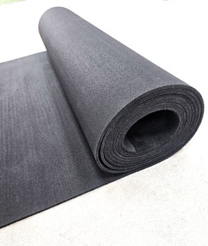 Loseta de Caucho Encastrable para Suelo de Gimnasio - Esterilla Fitness, 1000 x 500 x 20 mm (Negra)