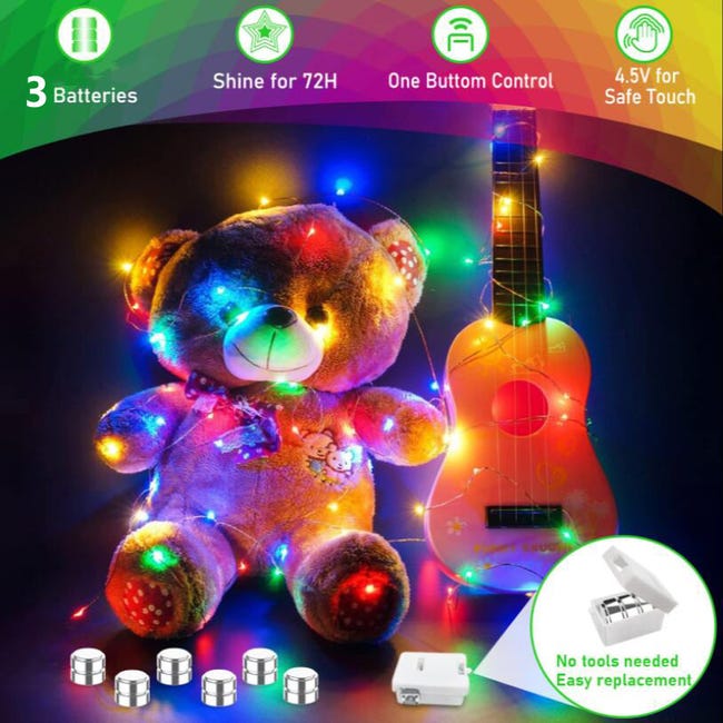 1€72 sur Guirlande Lumineuse 2M LED avec 20 LED Flocon de neige pour Noël  Soirée Maison Jardin, Blanc [Batterie alimenté] - Guirlande de Noël - Achat  & prix