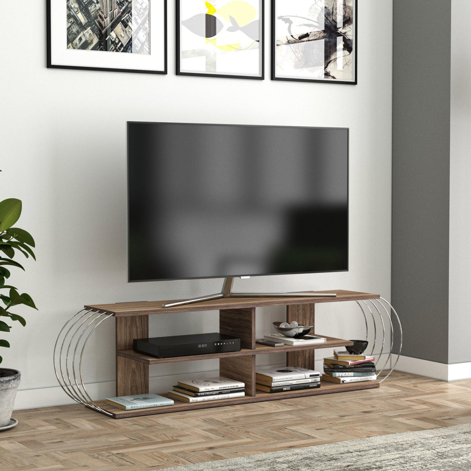 Tv Stand Mobile TV Moderno Porta TV Antracite 90x30x44 Cm In