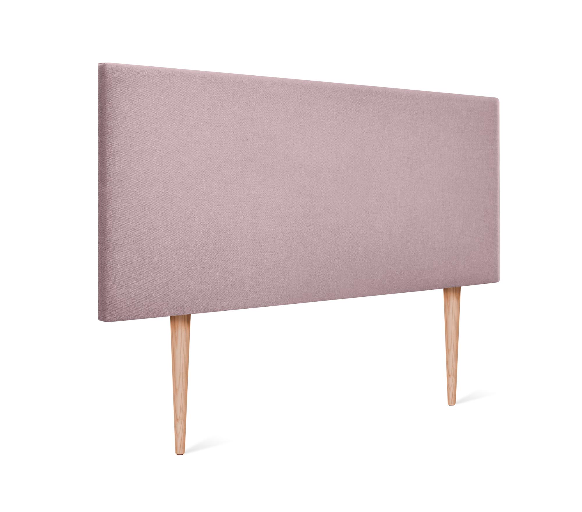 Dhome cabecero de tela aqualine liso 95x105cm con patas camas 90 - salmón