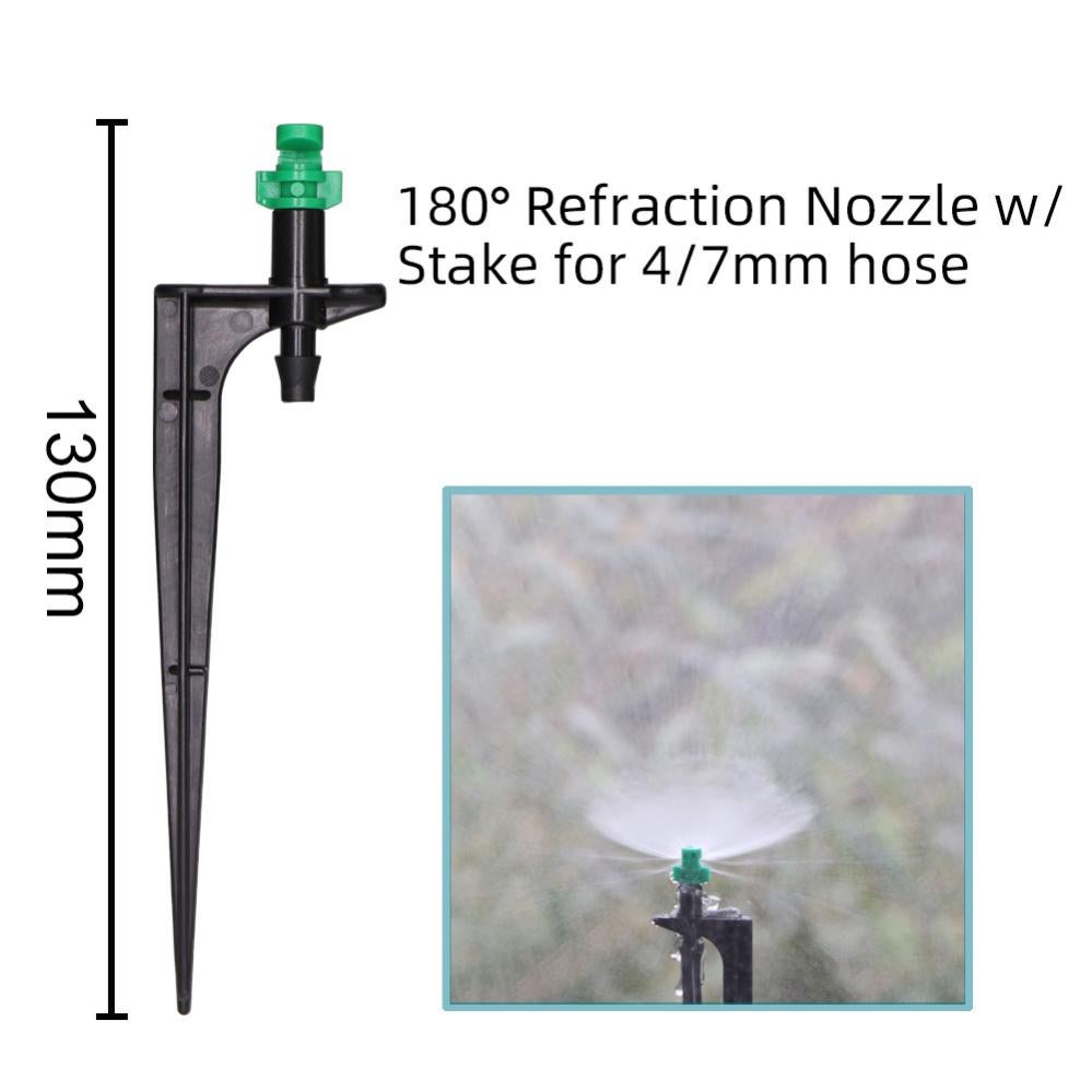 Boquilla De Riego Jardín - Aspersor 19mm/25mm/32mm | Para Césped, Plantas, Manguera | Plástico Resistente