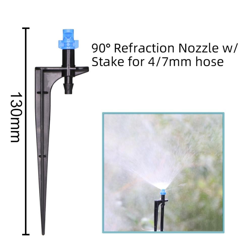 Ugelli Micro Irrigazione 360 Gradi - Set 15 Pezzi Per Giardino Con Connettori Da 1/4" - Foto 6