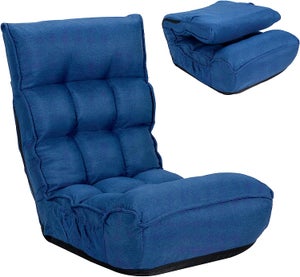 Giantex Chaise de sol pivotante à 360°, fauteuil de sol rembourrE pliable,  canapE de sol