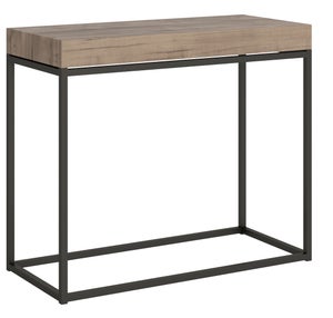Table console extensible avec rallonges 45/235 cm ELORA pas cher 