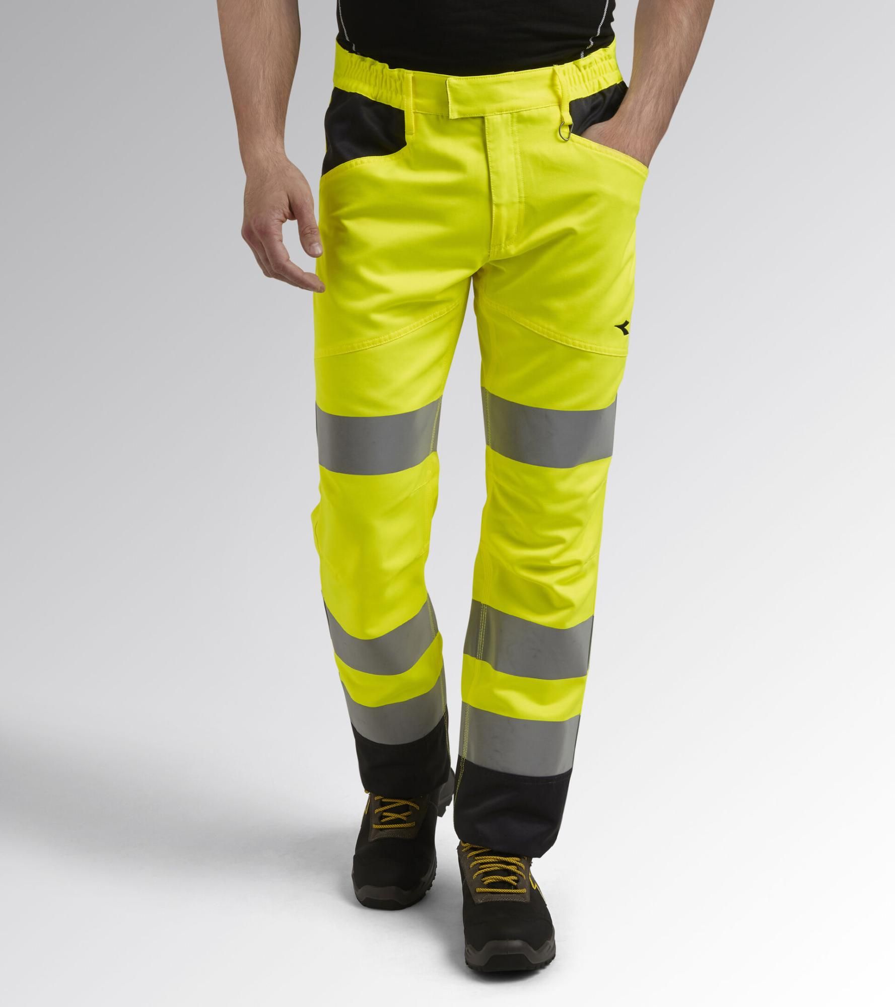 Pantalon de travail haute visibilit CARGO Jaune Fluo ISO 20471