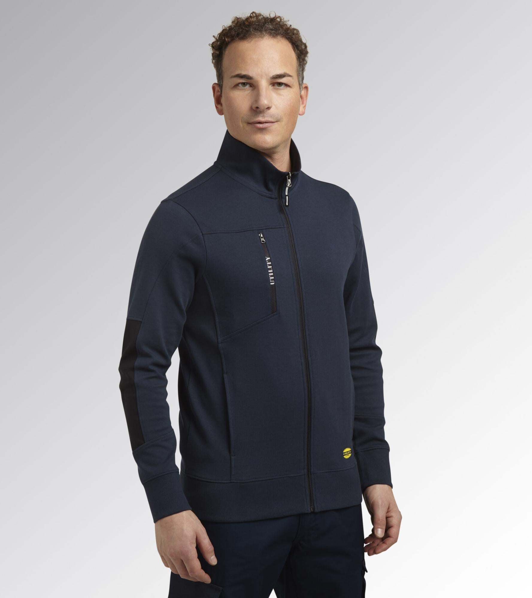 Homme Veste légère courte zippée en cuir végan | Homme Vestes et