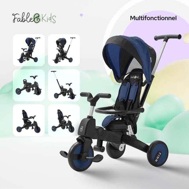 Tricycle 7in1 Enfant Tricycle Enfant Guidon v lo b b Poussette