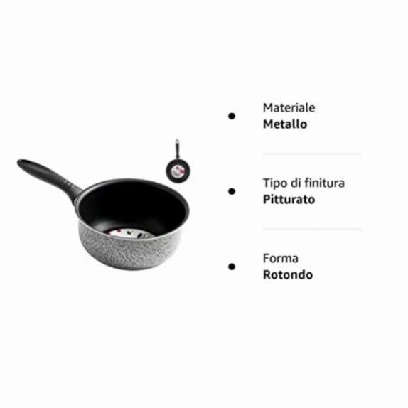 CASSERUOLA ALLUMINIO ANTIADERENTE OVALE CON COPERCHIO CM.32X22 H.13