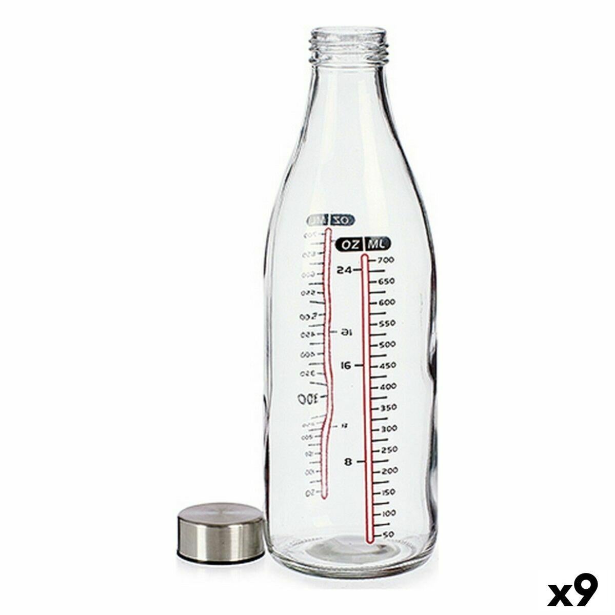 Caraffa Graduata 1L in Acciaio Inox Alimentare, Misurino