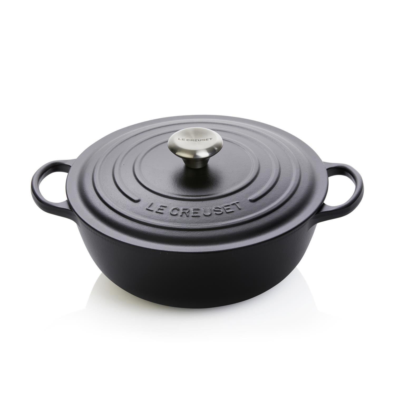 Le Creuset Marmite, Casseruola, Signature, Ghisa, nero opaco, 26 cm Leroy Merlin