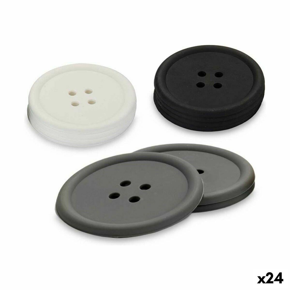 Sottobicchieri Multifunzione In Silicone Viola: 2 Misure In 1 E Supporto Per Cellulare